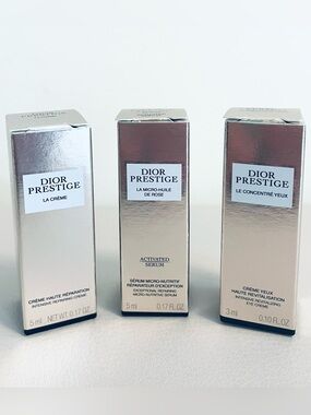 Dior Prestige skincare samples set,   Value over $200